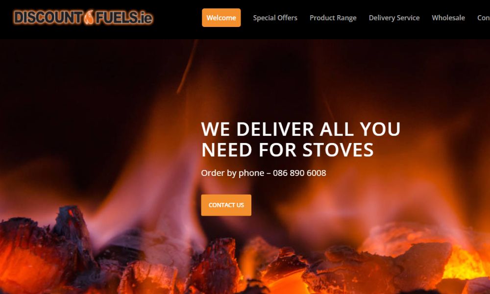 Discount Fuels Cork e-commerce website